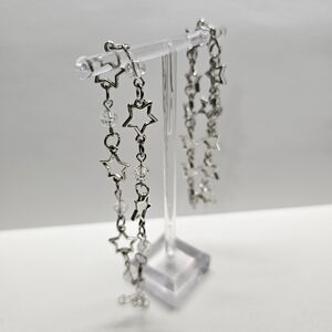 Silver Star 2pc Charm Fashion Bracelet